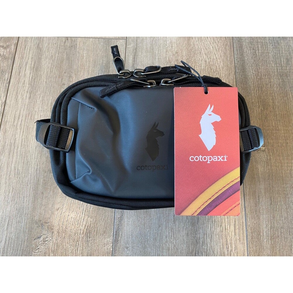 NEW Cotopaxi Allpa X 1.5L Hip Pack Black Crossbody Water Resistant Sling Bag